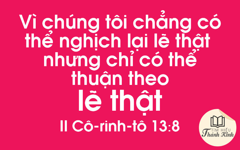 II Cô-rinh-tô 13:8