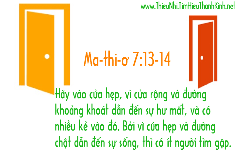 Ma-thi-ơ 7:13-14