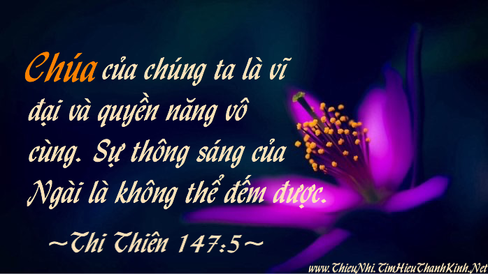 Thi Thiên 147:5