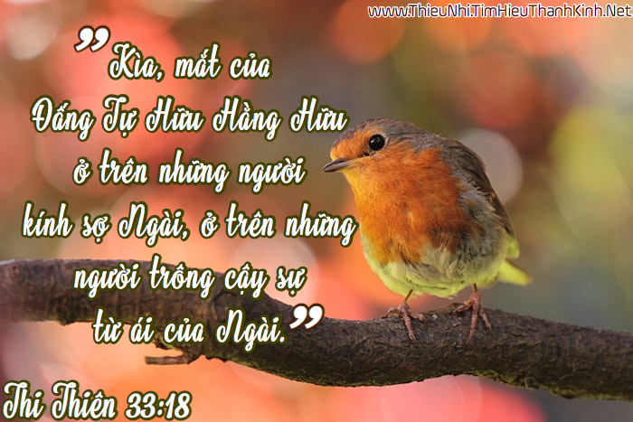 Thi Thiên 33:18