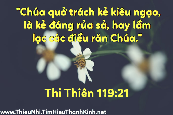 Thi Thiên 119:21