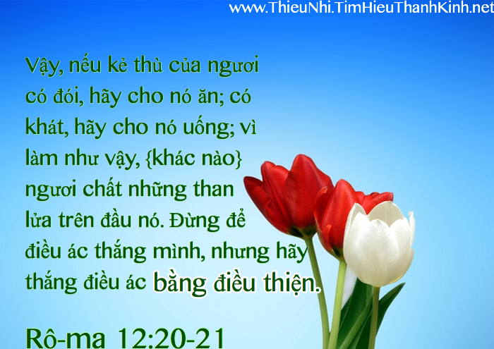 Rô-ma 12:20-21