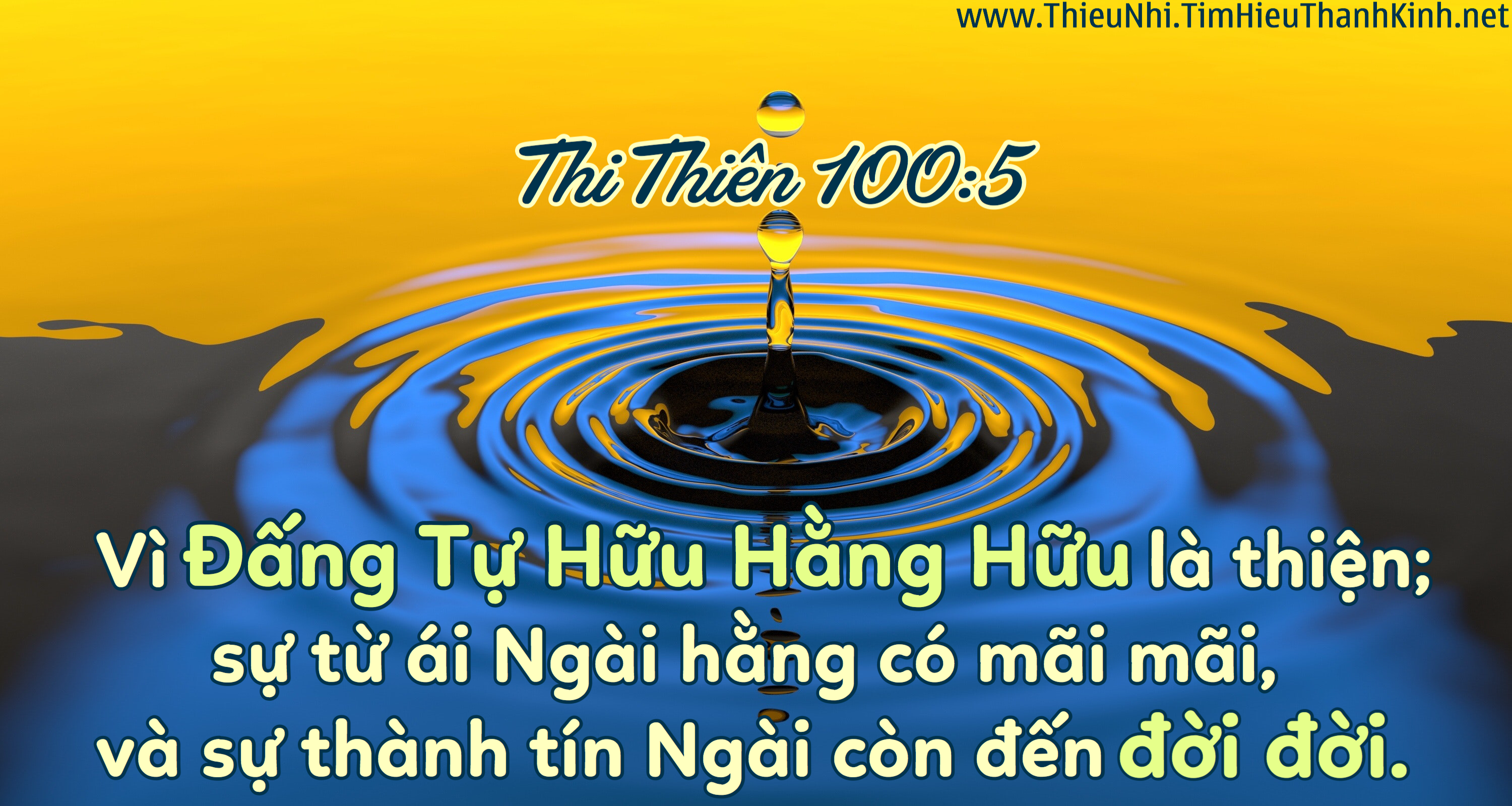 Thi Thiên 100:5